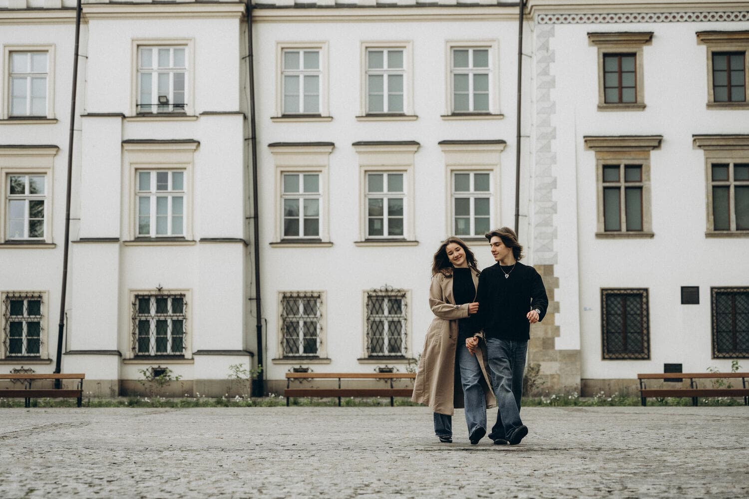 Julia i Karol, para w plenerze